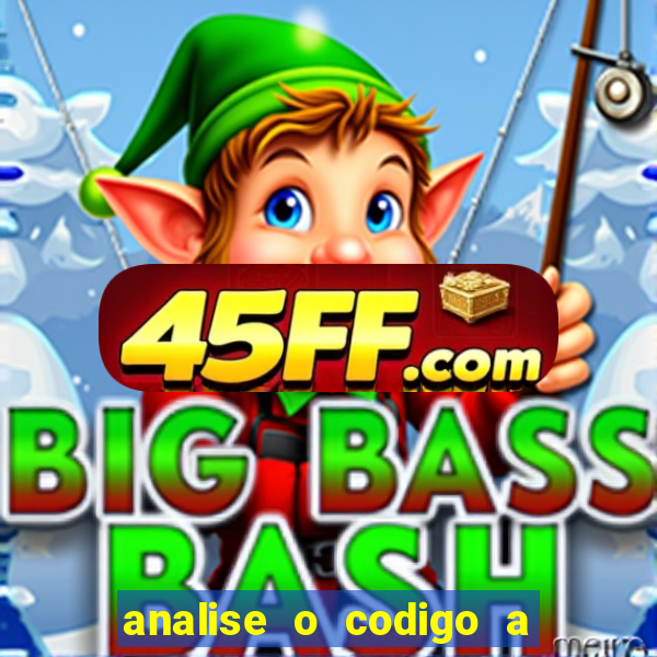 analise o codigo a seguir 1 import javax.swing.joptionpane